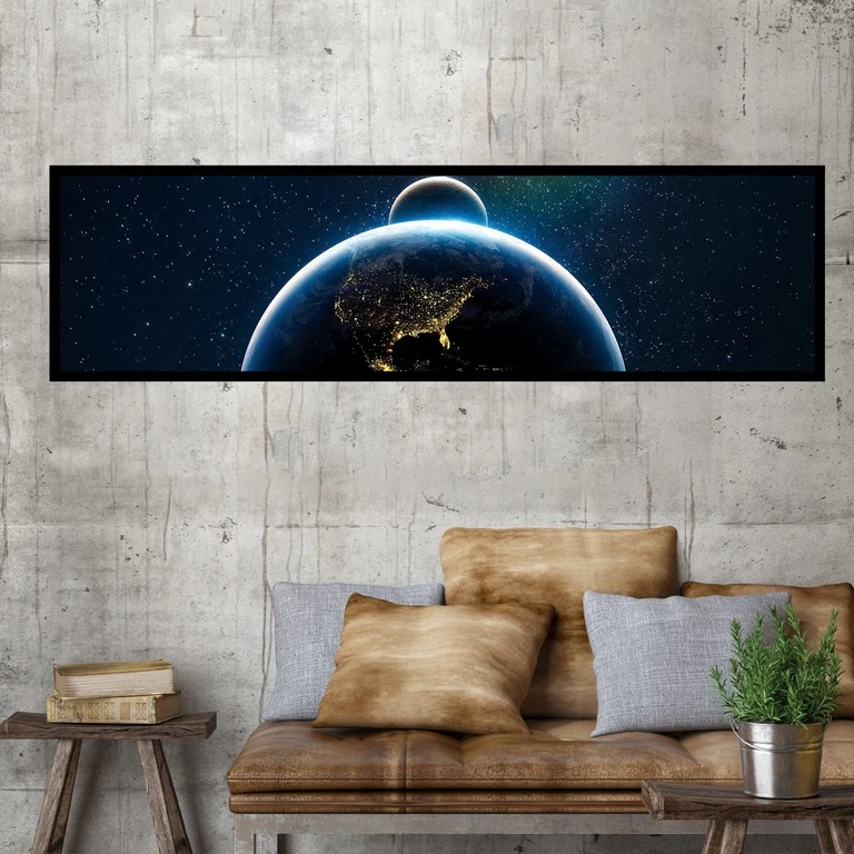 تابلو بکلیت طرح کهکشان و سیاره مدل B-7804