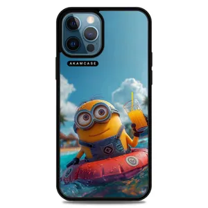 AKAM AMC-WA12PROMAX-MINIONS5 Cover For Apple iPhone 12 Pro Max