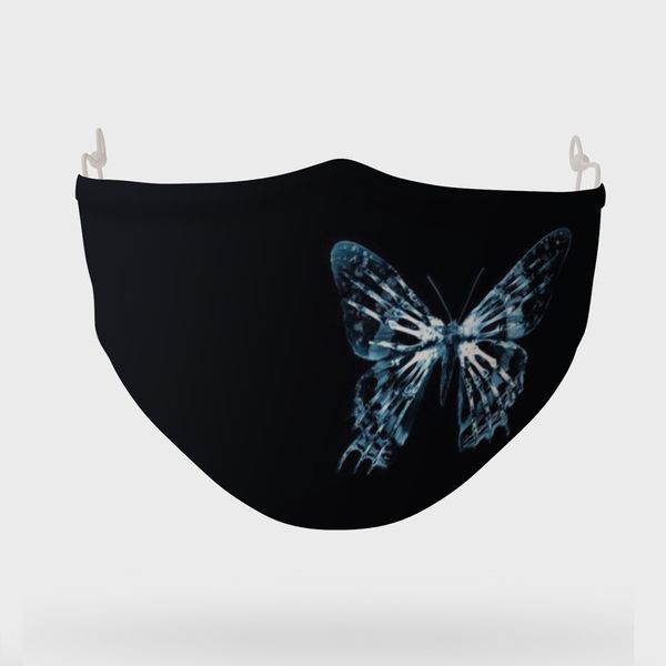 ماسک تزیینی مدل پروانه نئونی کد 028