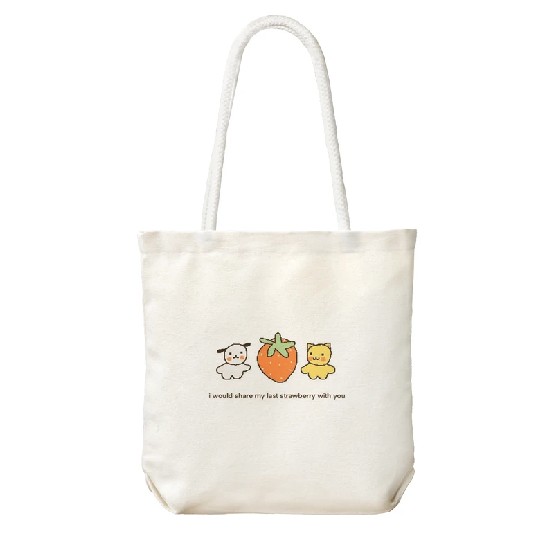 ساک خرید شادیت مدل توت فرنگی و سگ کیوت کد 1140