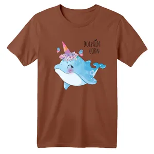 تی شرت آستین کوتاه بچگانه مدل دلفین بامزه