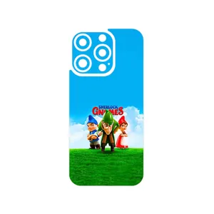 MAHOOT Sherlock Gnomes Cover Sticker for Apple iPhone 15 Pro
