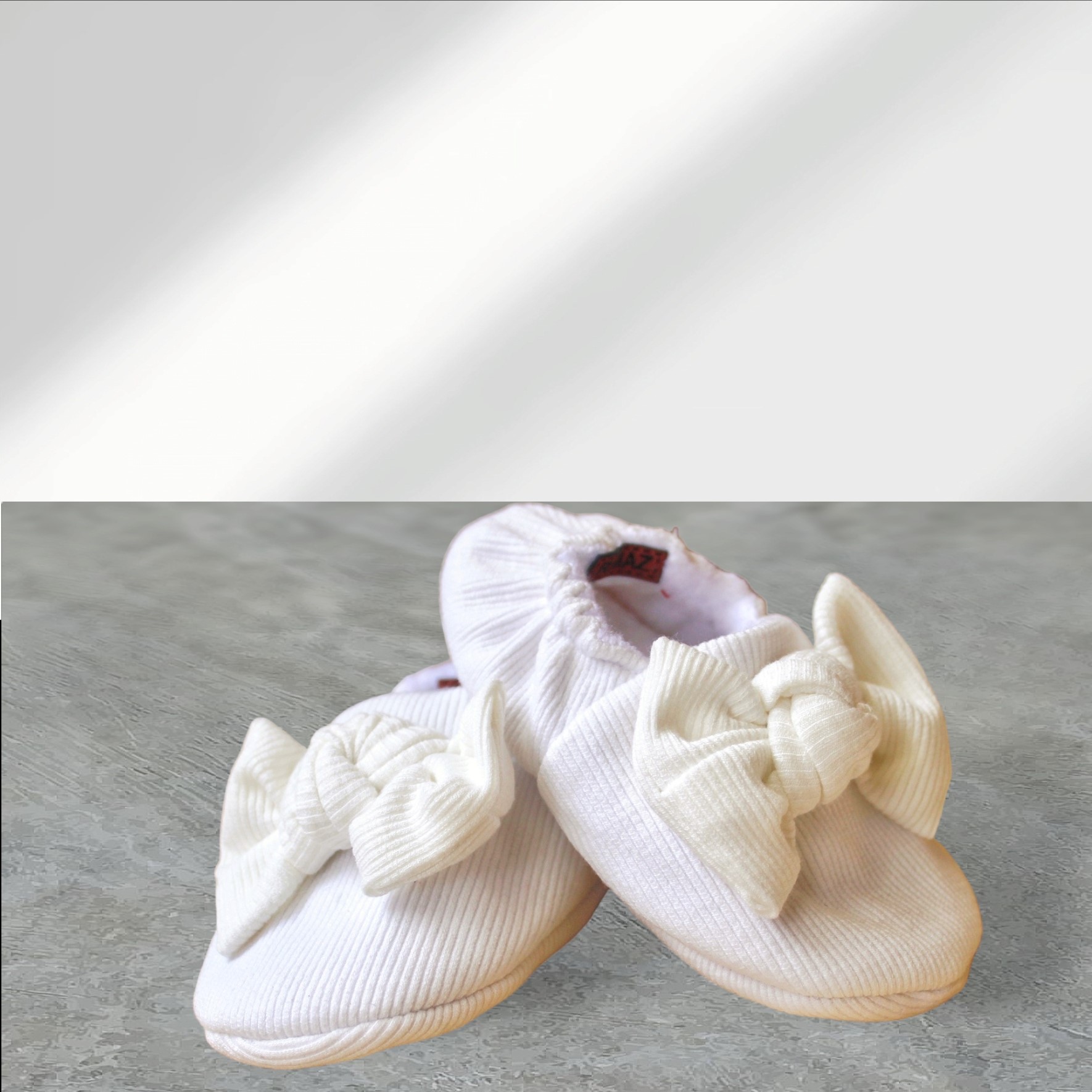 پاپوش نوزادی ریماز مدل پاپیونی سفید کد m904 -  - 4