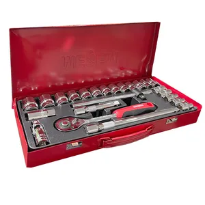 آچار و سری بکس مس ام مدل MS-4524 مجموعه 24 عددی