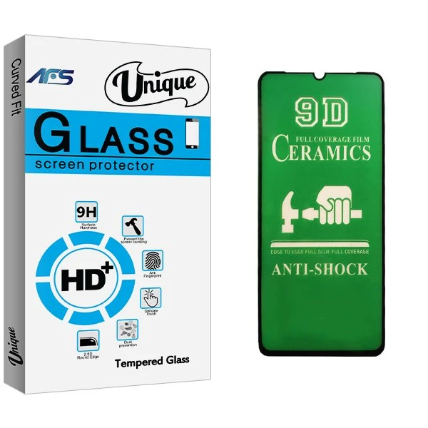 محافظ صفحه نمایش سرامیکی ای اف اس مدل Unique Anti Shock مناسب برای گوشی موبایل شیائومی CC9 Pro / Note 10