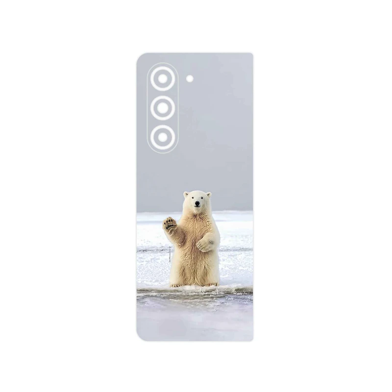 برچسب پوششی ماهوت مدل Polar_bear مناسب برای گوشی موبایل سامسونگ Galaxy Z Fold 5