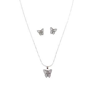 نیم ست نقره زنانه کد 078