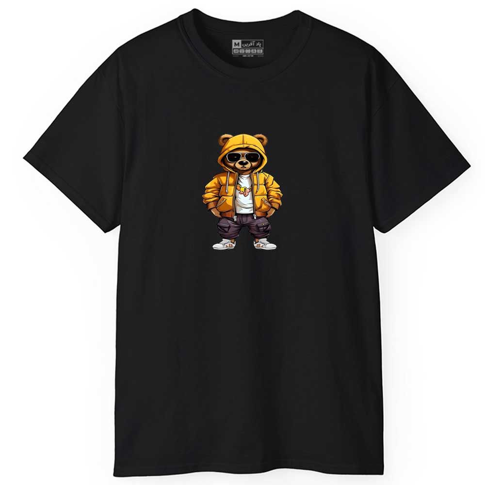 تی شرت آستین کوتاه مردانه پاد آفرین مدل اسپرت طرح تدی خرسه کد 036 -  - 5