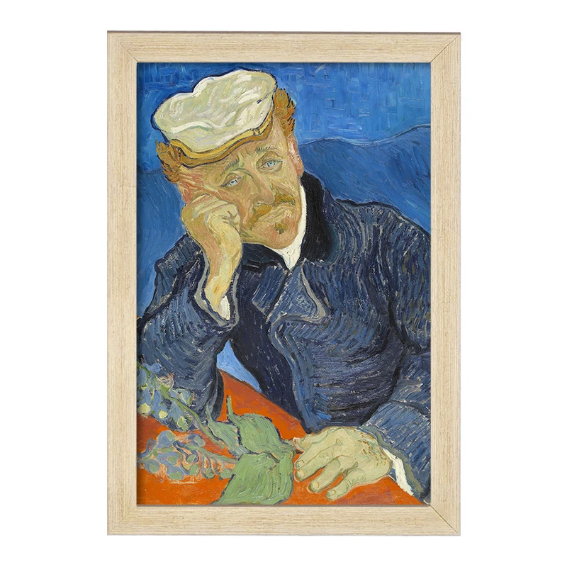 تابلو خندالو مدل پرتره دکتر گاچه ونسان ونگوگ (Van Gogh) کد 36807