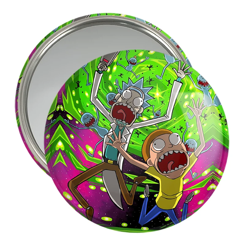 آینه جیبی خندالو مدل ریک و مورتی Rick and Morty  کد 3217