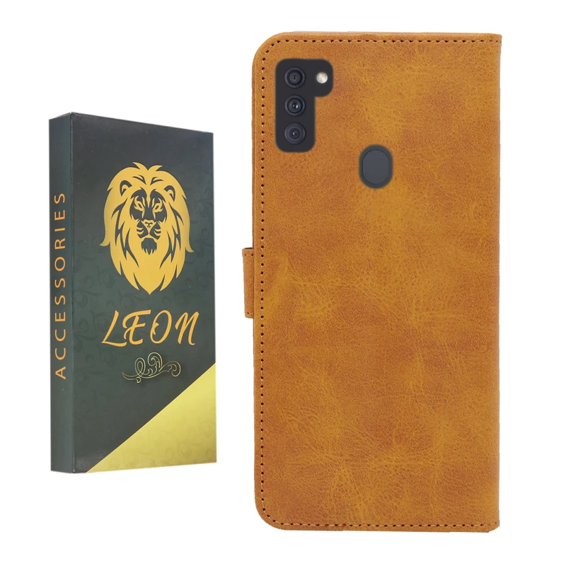 کیف کلاسوری لئون مدل Bersa مناسب برای گوشی موبایل سامسونگ Galaxy M11