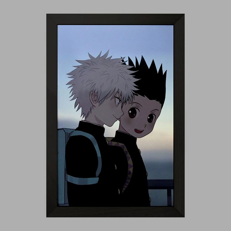 تابلو خندالو مدل گون و کیلوا انیمه هانتر ایکس هانتر Hunter × Hunter  کد 11931