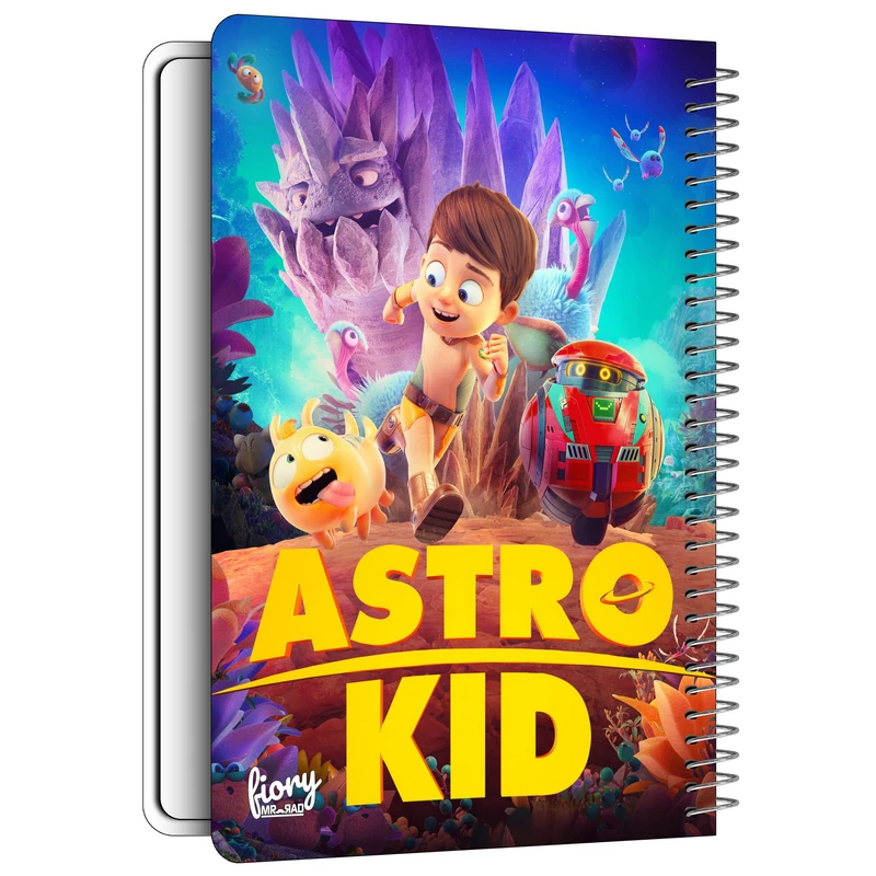  دفتر نقاشی 40 برگ مستر راد طرح بچه فضایی astro kid کد fiory 2796
