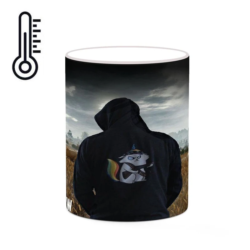 ماگ حرارتی کاکتی مدل بازی پابجی PUBG کد mgh30026