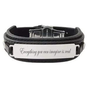 دستبند مردانه ترمه ۱ طرح everything you can کد Sam 275