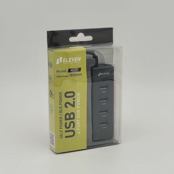 هاب 4 پورت USB 2.0 ایلون مدل H201