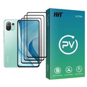 HVT PV Glass MIX003 Screen Protector For Xiaomi Mi 11 Lite 5G Pack Of 3