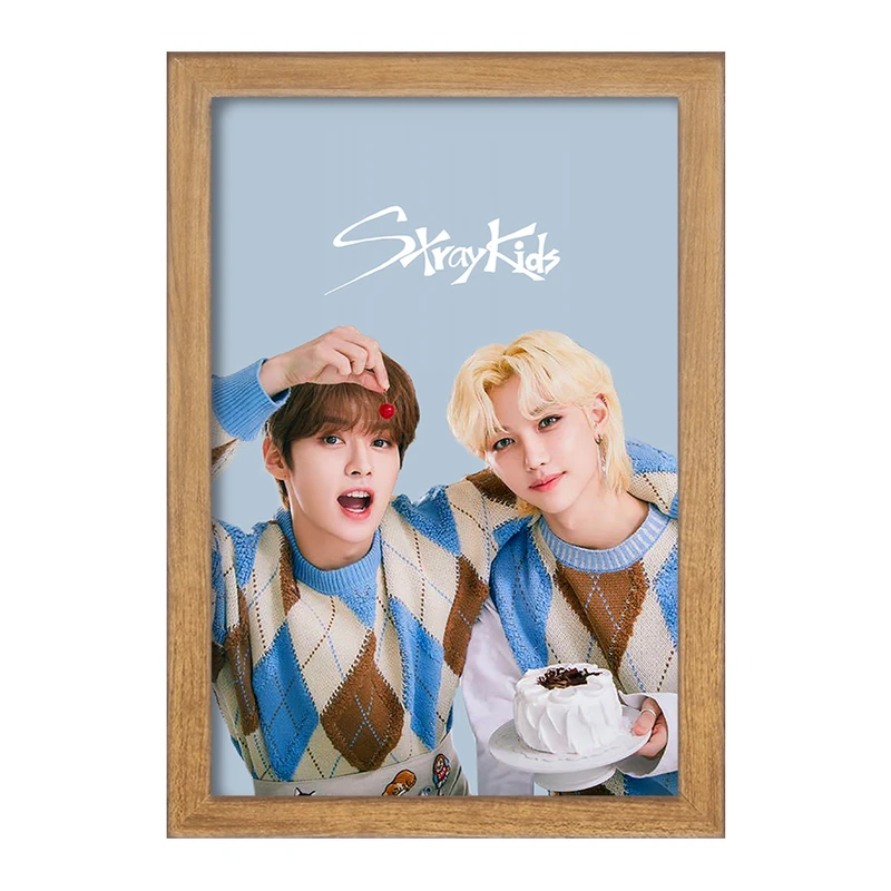 تابلو خندالو مدل مینهو و فلیکس گروه استری کیدز Stary Kids  کد 16890