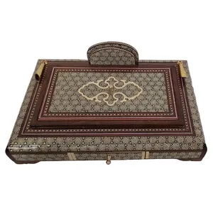 قلمدان خاتم کاری مدل درب باز شو کد 195