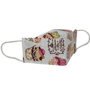 ماسک پارچه ای بچگانه مدل سه بعدی طرک کیک