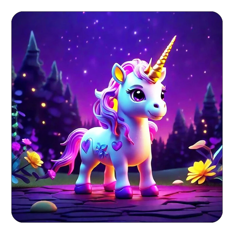 مگنت کاکتی طرح اسب تک شاخ و یونیکورن مدل mp30671