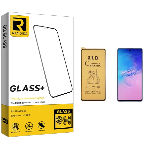 محافظ صفحه نمایش سرامیکی راندیکا مدل GLD مناسب برای گوشی موبایل سامسونگ Galaxy A91