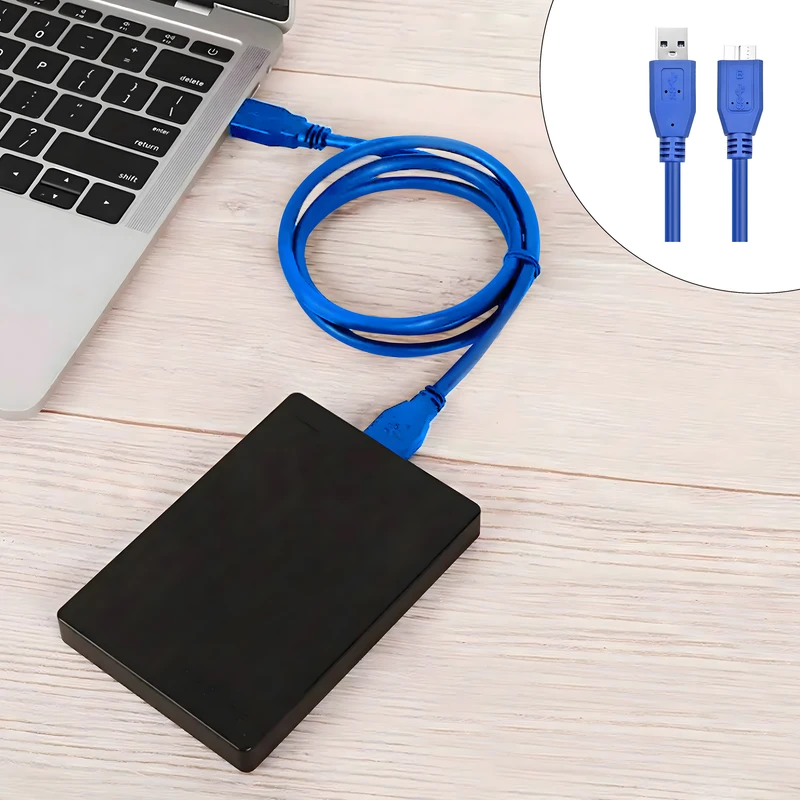 کابل هارد USB 3.0 کی نت مدل K-CUHD3010 طول 1 متر