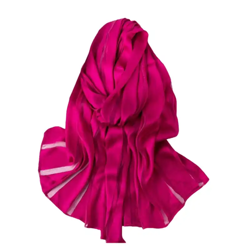 شال زنانه مدل ابریشم میله ای