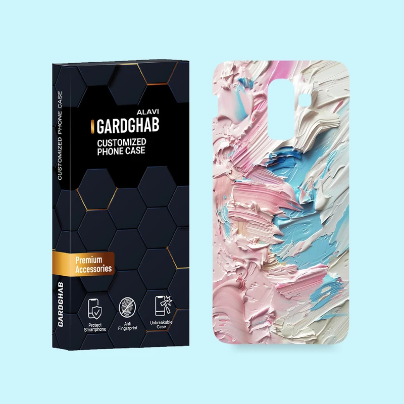 کاور گارد قاب علوی مدل هنری مناسب برای گوشی موبایل سامسونگ Galaxy J8 2018