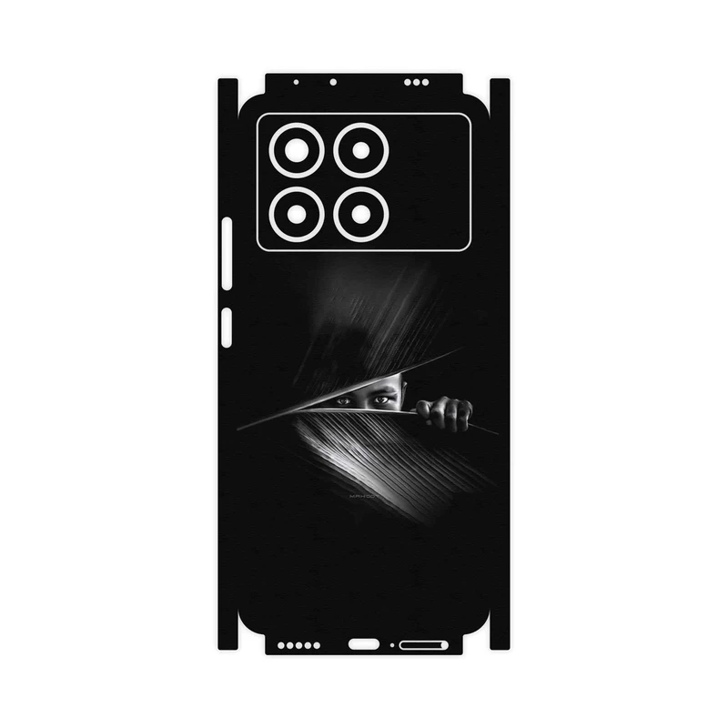 برچسب پوششی ماهوت مدل Black Portrait-FullSkin مناسب برای گوشی موبایل شیائومی Poco X6 Pro