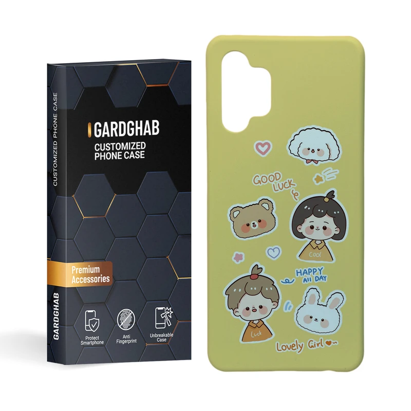   کاور گارد قاب مدل دخترانه مناسب برای گوشی موبایل سامسونگ galaxy a32 5g 