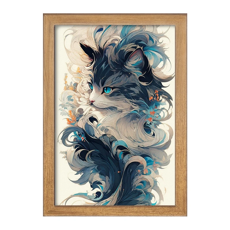 تابلو خندالو مدل گربه کد F1121