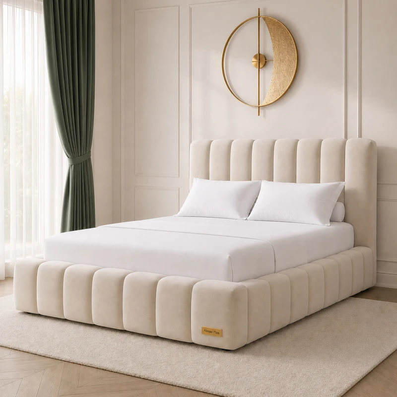 تخت خواب دونفره مدل النا سایز 180×200 سانتی متر
