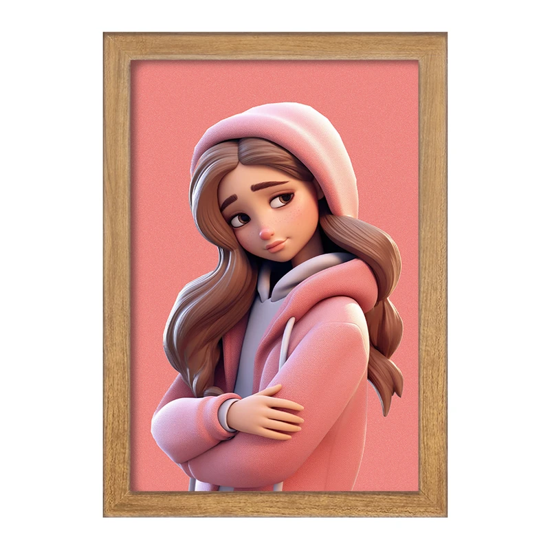 تابلو خندالو مدل دخترانه کد F2572