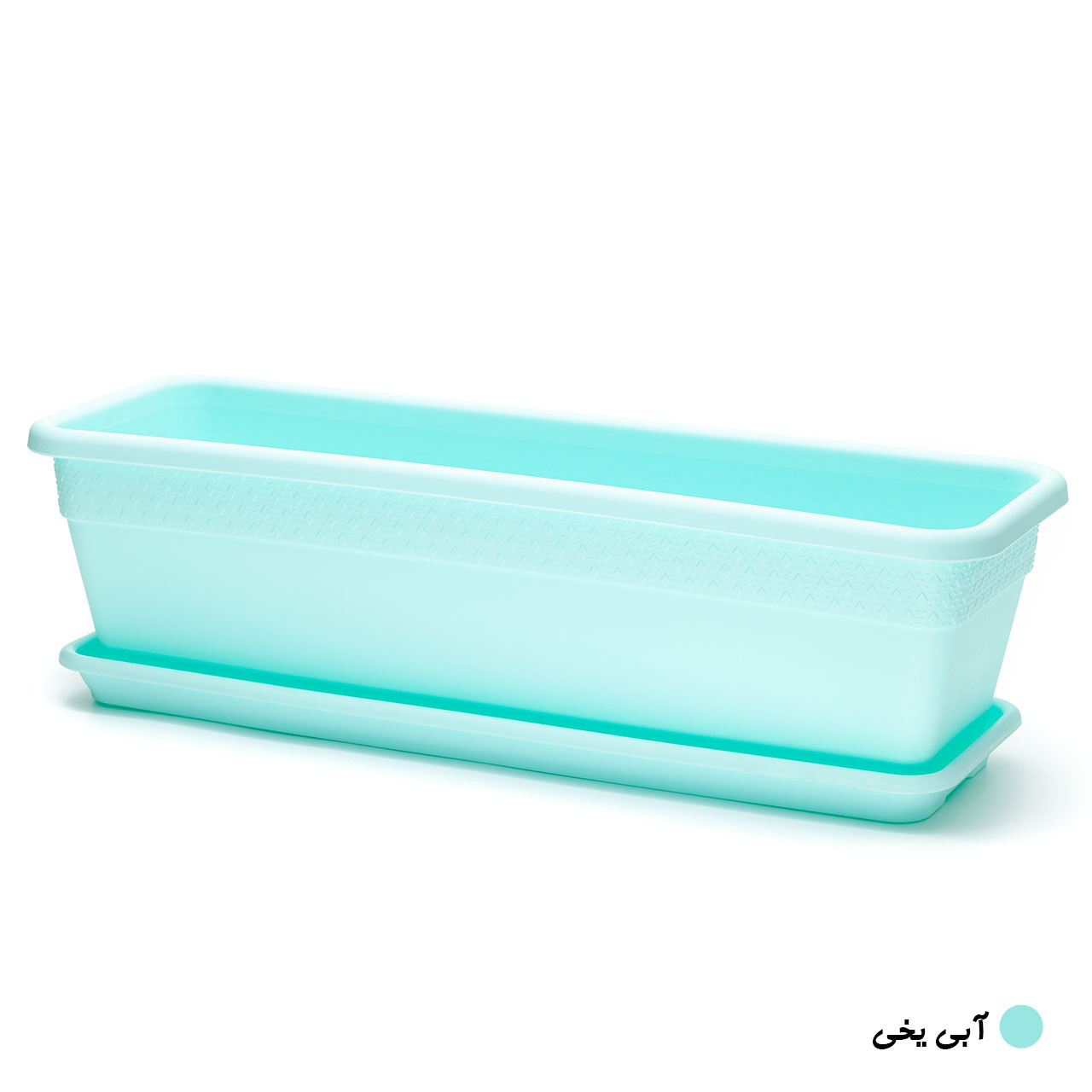 گلدان مدل پلاستیکی مستطیلی کد 606