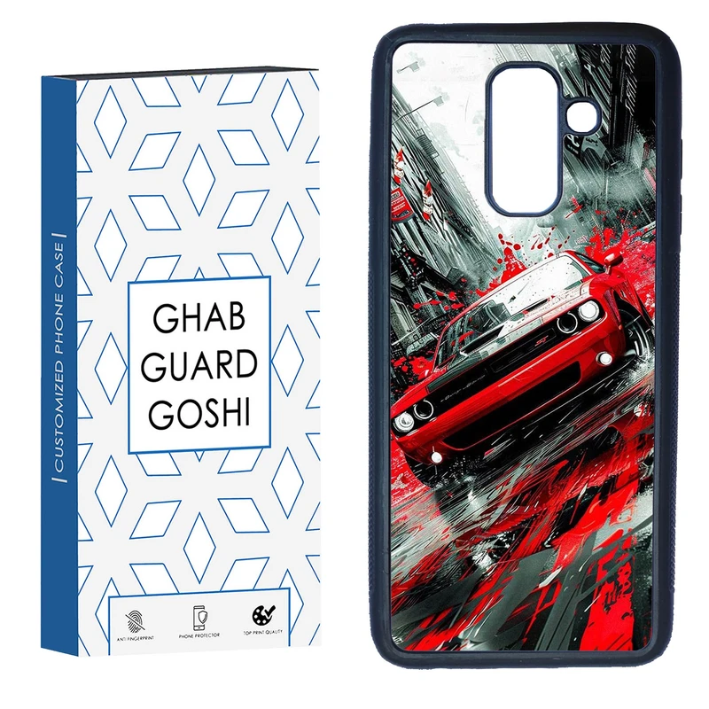 کاور قاب گارد گوشی طرح ماشین کد TPU-091 مناسب برای گوشی موبایل سامسونگ Galaxy A6 Plus