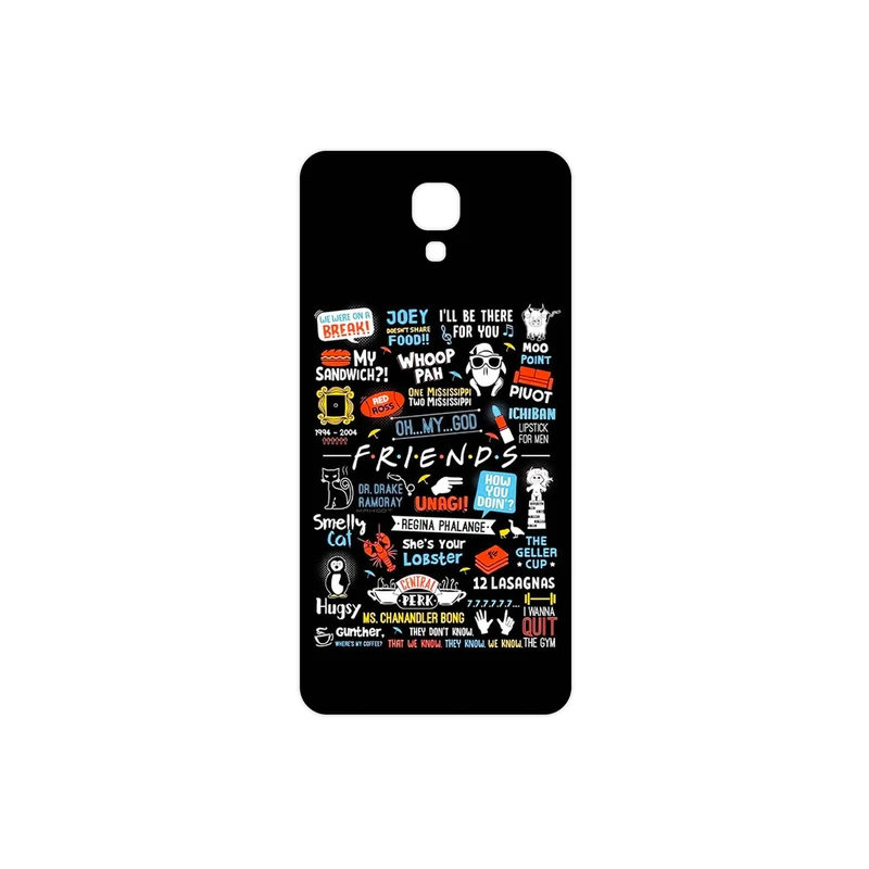 برچسب پوششی ماهوت مدل Friends 2 مناسب برای گوشی موبایل ال جی X screen