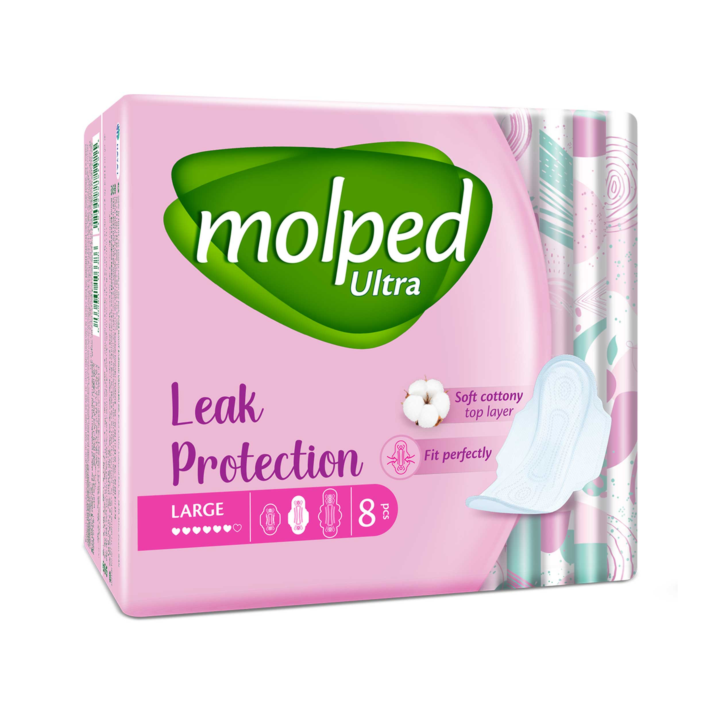 نوار بهداشتی مولپد مدل ultra بسته 8 عددی