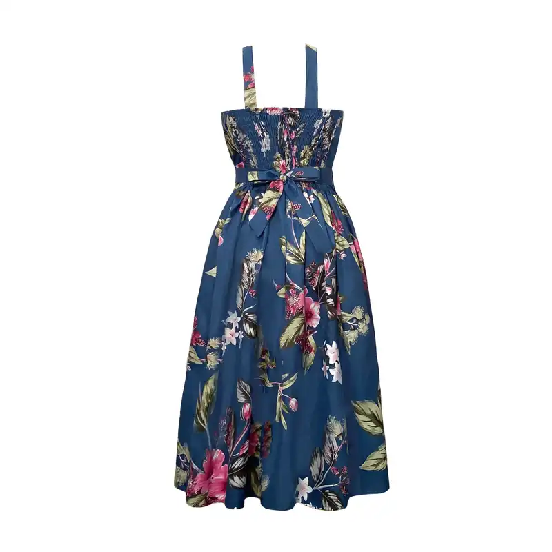 پیراهن زنانه افراتین مدل کمر کش دار کد 9590