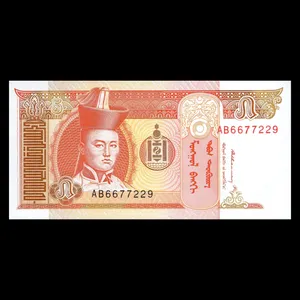 اسکناس تزئینی مدل کشور مغولستان یک تگروگ 1993 UNC