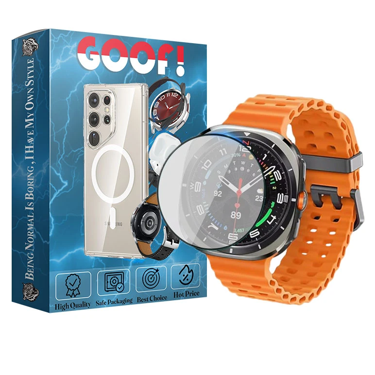 محافظ صفحه نمایش گوف مدل PMMA-G مناسب برای ساعت هوشمند سامسونگ Galaxy Watch Ultra 47MM 