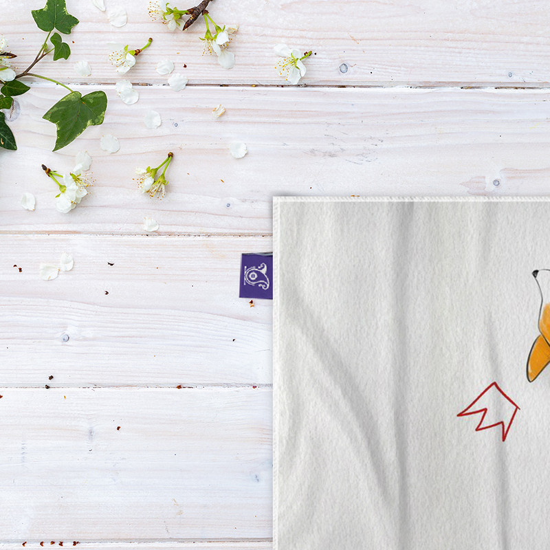 کاغذ کادو ترمه طراحان ایده مدل سگ خوشحال کد strm1104