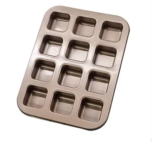 قالب کیک مدل مافین مربع 12 خانه
