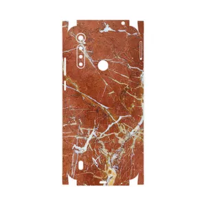 MAHOOT Red Marble-FullSkin Cover Sticker for Motorola Moto G8 Power Lite