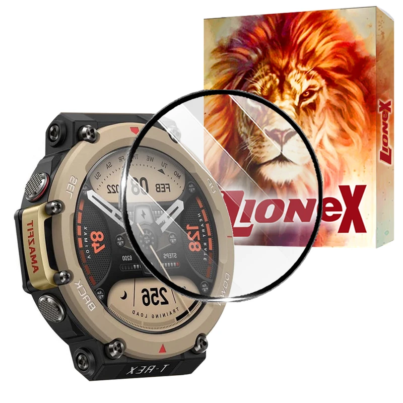 محافظ صفحه نمایش لایونکس مدل LWPM مناسب برای ساعت هوشمند امیزفیت T-Rex 2