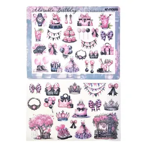 برچسب کاترینکا طرح برش خورده بولت ژورنال و اسکرپ بوک مدل Adorable Birthday