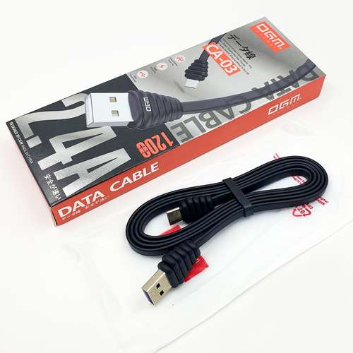 کابل تبدیل USB به USB-C او جی ام مدل CA-03 طول 1.2 متر