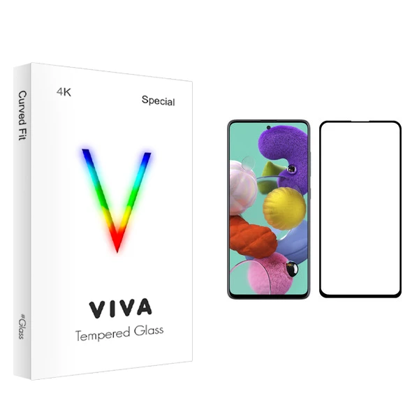 محافظ صفحه نمایش ویوا مدل 4K مناسب برای گوشی موبایل سامسونگ Galaxy A51