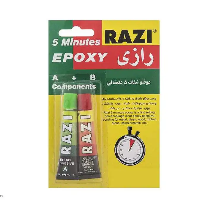 چسب دو قلو رازی کد 32 وزن 16 گرم