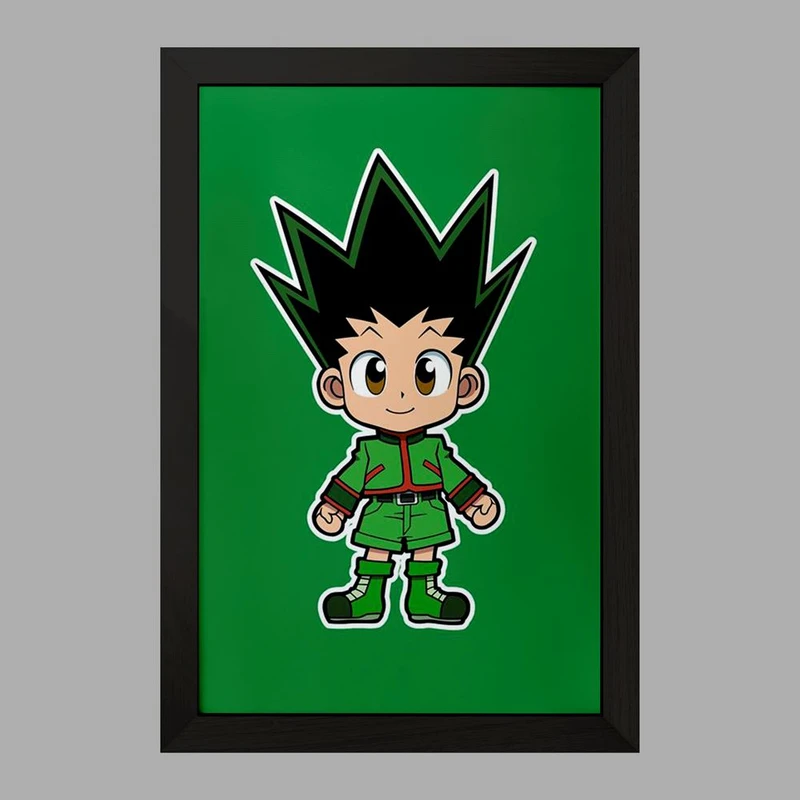 تابلو خندالو مدل گون انیمه هانتر ایکس هانتر Hunter × Hunter  کد 10744